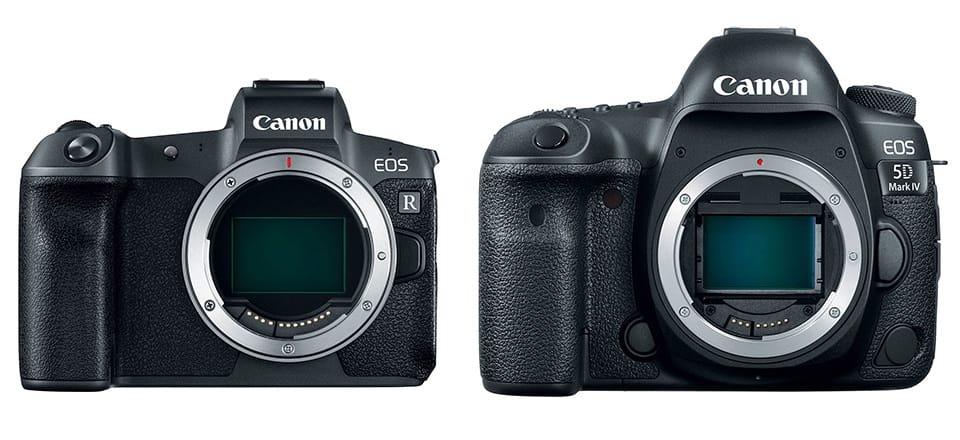 Canon EOS R vs Canon 5D Mark IV